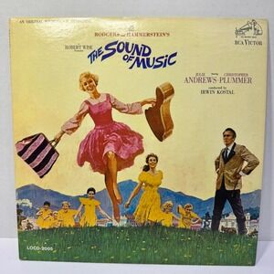 The Sound of Music Vinyl Record Original Soundtrack Julie Andrews RCA VTG 1965
